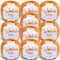 Wollidu Kira 100% Baumwolle zum Stricken und Häkeln 10 x 50g Set Häkelgarn Strickgarn - Orange