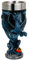 Mittelalter Fantasy Blue Dragon Kelch – Dungeons and Dragons Geschenke Party Dekoration – D&D Game Kelch Tasse of Thrones Merchandise 200 ml Edelstahl Gothic Trinkbecher