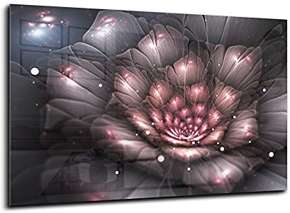 Canvasfly Wandpaneele für Küche Deko-Spritzschutz für Küchenrückwand Glas Bilder Gehärtet Küchen-Deko Glasplatte aus Vorgespanntem Glas Küchenrückwandplatte 90x55 Entwurf