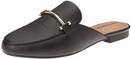 Amazon Essentials Sabot con Fibbia Donna, Nero, 43 EU Larga
