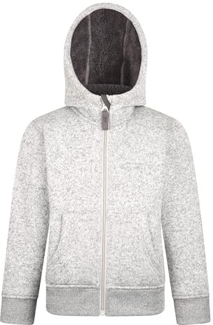 Mountain Warehouse Nevis Kids Full Zip Hoodie Medium Grey 5-6y