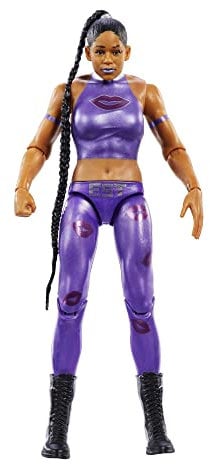 WWE HKP82 - Basic WrestleMania Bianca Belair Actionfigur, 15cm WWE Sammlerstück mit Zubehör, Spielzeug Geschenk für Kinder und Fans ab 6 Jahren