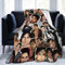 Ian-Somerhalder Kuschelige Plüsch-Thow-Decke, Flanelldecke, Bettwäsche, warmes Fleece, weiche Decke für Sofa, Couch, Wohnzimmer, Büro, Auto, Camp, Stranddecken, 60x50