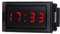 Uhr 12V,Uhr Auto,Uhr Für Auto Mit Beleuchtung,Auto-Uhren In Blau,Autouhr Digitaluhr Für Autouhren ports Line Gleichrichter (Rot)