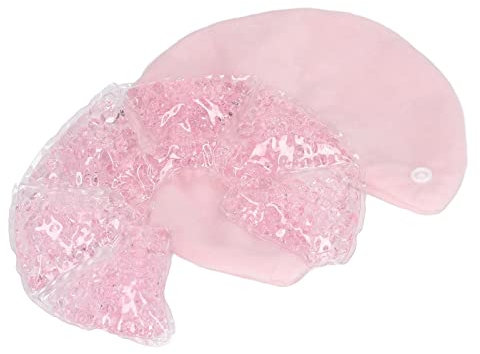 Paquete de Senos Compresa Fría Y Caliente para Reducir el Dolor Hinchado Almohadillas de Lactancia Frías Y Calientes Alivio de Mastitis Paquete de Senos Glándula Almohadillas de Gel para(Rosa)