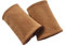 Pulswärmer (Armstulpen), aus Rippen-Jersey und Baumwollfleece, Nähwerkstatt Marke Britta Meier (Camel)