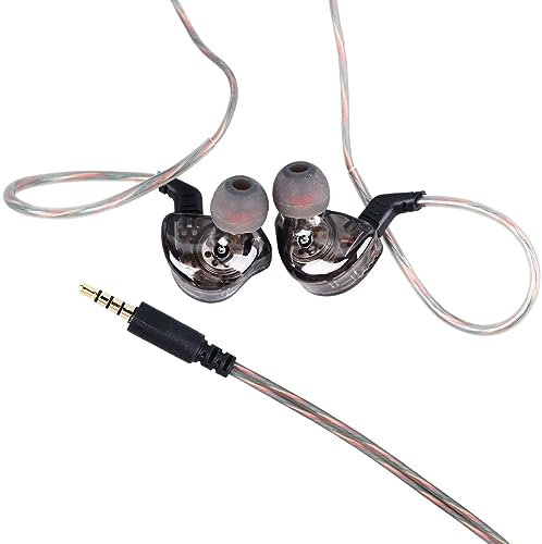 Kabelgebundener KZ EDX PRO-Ohrhörer, Klarer Klang, Ergonomisches Design, Inline-Betrieb, Kompatibel mit Mehreren Geräten, Starker Bass, 1DD 10 Mm Dynamische Treiber-IEMs,
