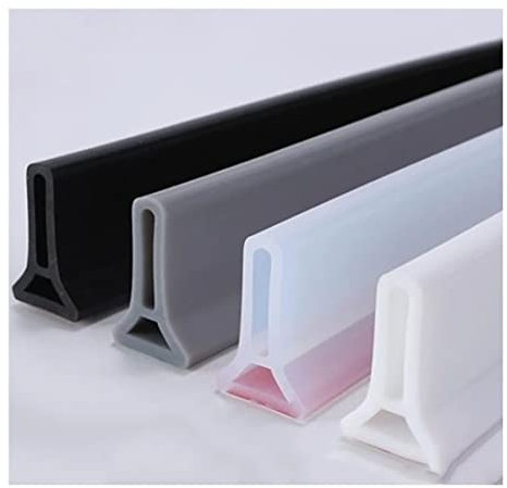 Joint Porte Douche Bande d'étanchéité pour écran de douche, bande d'étanchéité pour sol de pièce humide, bande d'étanchéité de douche auto-adhésive imperméable, bande imperméable flexible, barrage d'