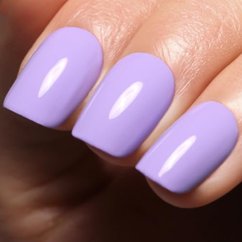 Ozzeal Smalto Semipermanente Unghie Viola, 15ML Lilla Viola Pastello Macaron Smalti Semipermanenti Per Unghie Manicure D'avviamento All'arte Gel Nail Polish Primavera Estate Smalto Gel