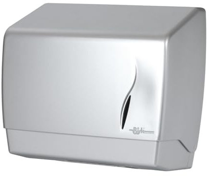PAPIERSPENDER 500 Blatt HANDTUCHSPENDER PAPIERHANDTUCHSPENDER Box Silber MATT