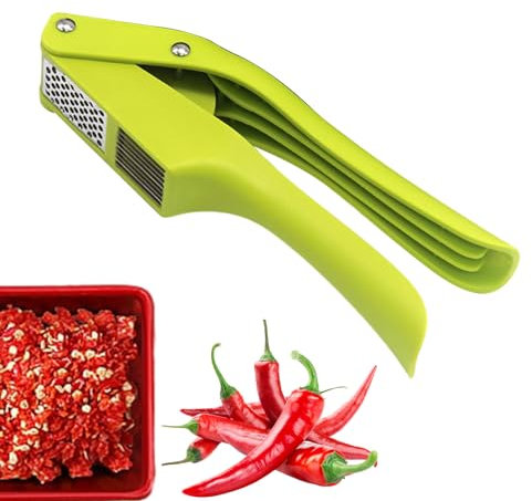 Roller Cutter Garlic, Garlic Slicing Roller, Household Small Garlic Press, Garlic Press with Ergonomic Handle, Garlic Pounder Press, Multi Function Garlic Kitchen Gadget for Ginger