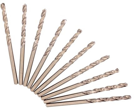 HSS CO Drills Set M35 Cobalt Drill Bit Set for Drilling on Stainless Steel, High Hardness, Drilling Tool Cobalt Steel (2.5mm)