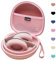 Headphone Case for Beats/JBL/TOZO/BERIBES/Picun/KVIDIO Wireless Noise Cancelling Over-Ear Headphones, Rose Gold