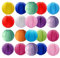 Lampions Papierlaterne 20 Stück, iMeshbean Bunt Papier Laterne Rund Lampenschirm 20cm Hängende Papierlampions für Hochzeitsdeko Party Geburtstage Dekoration,Bunt 20cm