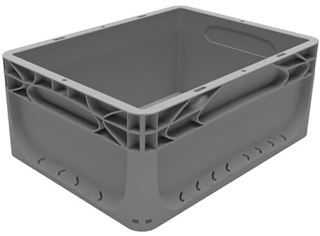 Euronorm Grey Stacking Container - 400 x 300 x 170mm - 15 Litre
