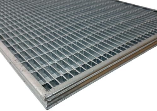 Gitterrost Schuhabstreifer 30/10 75x50x2cm verzinkt Abreter Rost Abstreifer