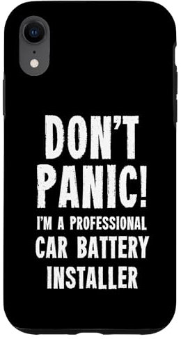 Car Battery Installer Case for iPhone XR