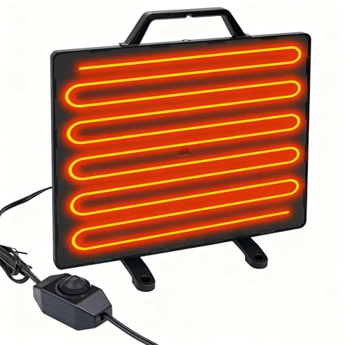 Heizungen für HüHnerstäLle, 140w HüHnerstallheizung Energiesparendes Design HüHnerheizpaneel für Bauernhöfe, HüHnerstäLle, EntenstäLleHühnchen Coop Heizung, Broder Platte für Hühnchen