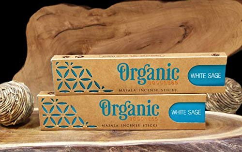 Song of India Organic Masala Incense Sticks White Sage, 3 STK zu je 15g