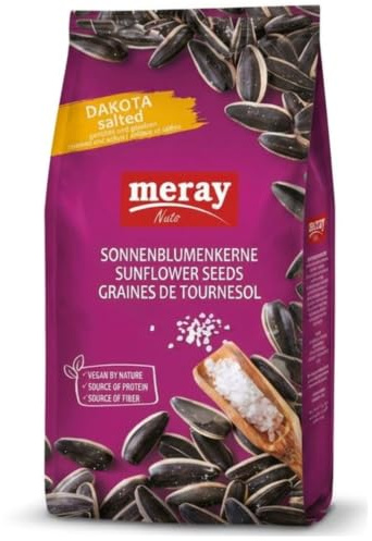 SONNENBLUMENKERNE Dakota geröstet & gesalzen mit Schale von Meray, 10x250g