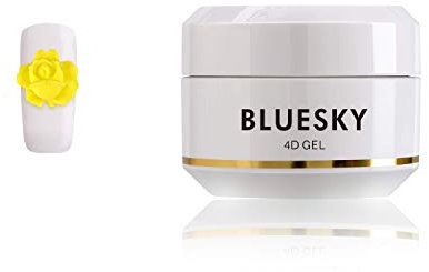Bluesky Gel Polish, 4D Nail Art Gel, Yellow 03, 8ml (Requires curing under UV/LED Lamp)