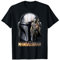 Star Wars The Mandalorian Helmet Portrait Mashup T-Shirt