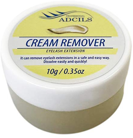 ADCILS PROFESSIONAL Eyelash Extension Cream Remover 10G/0.35Oz - Lash Glue Adhesive Gel Removing Cream Makeup Cosmetic Accessory