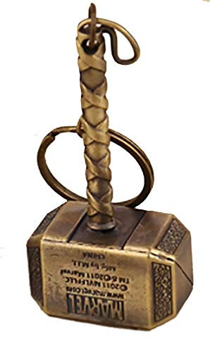Thor Hammer Mjolnir Wikinger Schlüsselanhänger Amulett Hammer Skandinavische Wikinger Schlüsselanhänger nordische Schlüsselringe Halter
