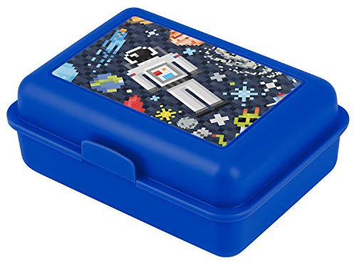 Baagl Fiambrera infantil para la escuela, fiambrera para niños, guardería, fiambrera, fiambrera, fiambrera, fiambrera (Space Game)