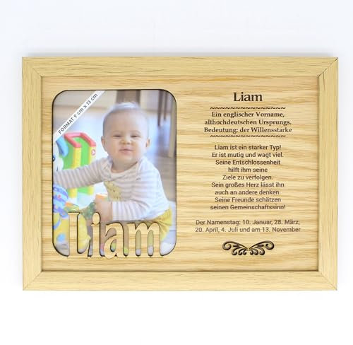 power gift LIAM - Bilderrahmen. Bilderhalter mit Rahmen, Fotorahmen stehend oder hängend/Picture Frame/Wohnungsdekoration. Fotografie. Foto. Geschenk - passt zu jeder Gelegenheit.