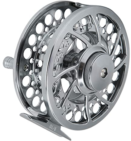 VGEBY Angelrolle 9/10 Angeln Fliegenrolle 3 Kugellager 1:1 Übersetzungsverhältnis CNC Aluminiumlegierung Angelrolle