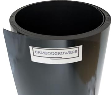 Bamboogrowers Wurzelbegrenzer Rhizomsperre Dicke 2 mm Breite 70 cm Länge 20 Meter