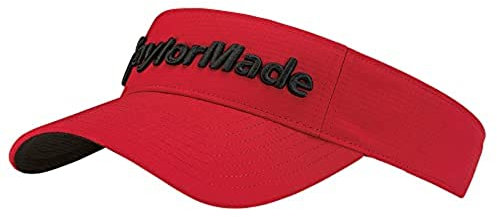 TaylorMade Herren Radar Visier, rot, Einheitsgröße