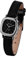 JewelryWe Damenuhr Leder Uhren Damen - Vintage Quadrat Analog Quarz Armbanduhr mit Schwarz Leder Armband und Silber Quadratischem Gehäuse Beiläufige Uhr für Frauen Mädchen