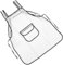 HEMOTON Clear Apron Transparent Water Proof Apron Chef Apron Clear Aprons Oil Proof Apron Cooking Aprons with Pockets Industrial Work Apron for Dishes Washing Kitchen