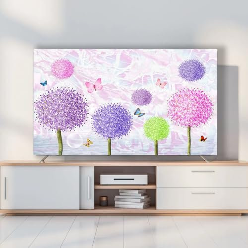 VBVARV TV Dust Cover,Polyester Microfiber Cloth Easy To Cover Your TV Style,01,43in