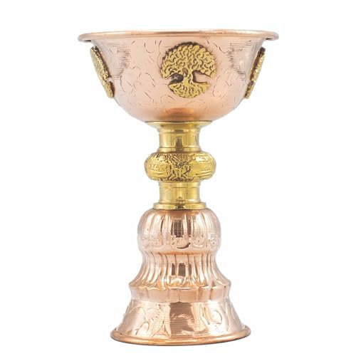Copper Ritual Bowl, Chalice or Goblet: Enhance Your Witchcraft, Spells, Altar, Pagan & Wiccan Rituals (Tree Of Life, Goblet)