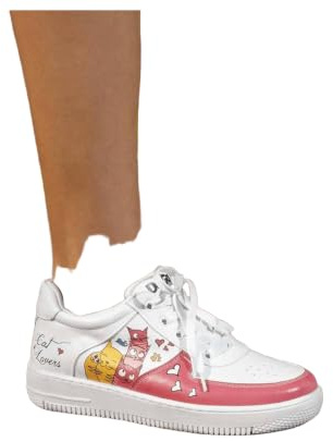 DOGO Damen Dice Sneakers Sneaker, Mehrfarbig, 37 EU