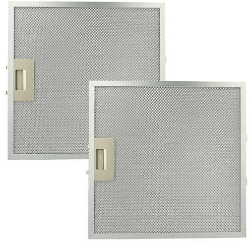 vhbw 2x Filter Metallfettfilter kompatibel mit Ikea 70244702 HD VG 10 60 S 857956915900 Dunstabzugshaube - 32 x 32 x 0,85 cm, Metall