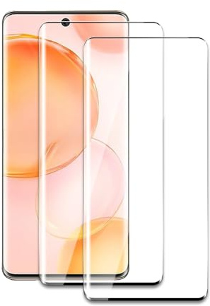 2 Piezas Vidrio Templado Protector Pantalla para Honor 50, 3D Cobertura Completa Templado, Ultra HD, Sin Burbujas, Anti Arañazos, Fácil Instalación