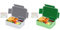 Bugucat Brotdose Kinder mit Fächern 2er Set, 900ml Bento Box Kinder, Auslaufsicher Lunchbox, Jausenbox Brotbox für Erwachsene Kindergarten Schule Ausflüge, Mikrowelle/Spülmaschinenfest