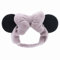 Disney Minnie Mouse inspiriertes Kosmetik-Haarband von PARSA Beauty - elastisches Haarband mit Schleife und Ohren, weiches Stirnband für Gesichtsreinigung, Beauty-Routine und Make-up, bequem