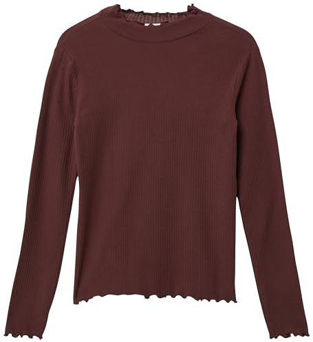 s.Oliver Junior Mädchen T-Shirt – Langarm, Slim Fit, Rippware