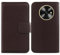 Anybird Flip Echt Leder Tasche Hülle Für Oukitel C59 / C59 Pro 6.88 Lederhülle Handyhülle Schutz Klapp Handy Etui Cover Case (Braun)