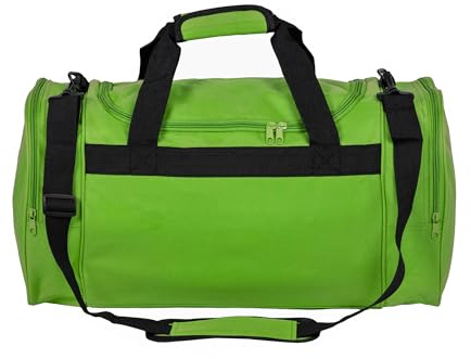 minimutz Sporttasche Kinder Damen groß, Reisetasche Weekender Bag Herren, Kindersporttasche Gym Bag 26L (grün)