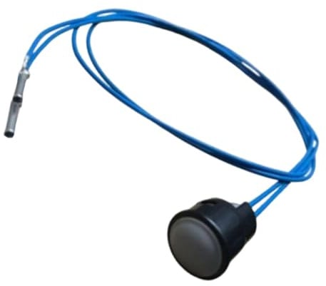 MotiveTech Joystick Bouton Pièce Accessoire Remplacement Interrupteur Poignée Montage PP Convient pour Engins de Construction Réparation, Bouton Gris