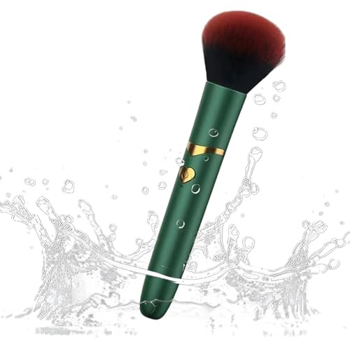 Brosse Vibrante - Ensemble De Pinceaux De Maquillage Rechargeables De 16 Cm | Brosse Anti-cernes Électrique, Bronzante, Pour Crème Liquide, Couverture De Poudre, Pour Femmes Et Filles, Maison, Voyage,