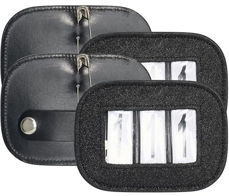 Imperial Riding Turniernummern IRH Glitter Square, Eckige Startnummernhalter mit Glitzer, dreistellig, Set aus 2 Stück, Schwarz, 1SIZE