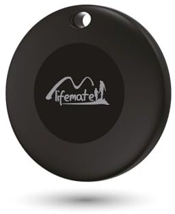 Lifemate Life Tag Duo Schlüsselfinder (1er Pack) Bluetooth Tracker Keyfinder kompatibel mit iOS & Android, für Apple „Wo ist?“ & Google „Mein Gerät Finden“, Smart Tag für Schlüssel, Tasche, Geldbörse