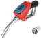Elektrische Dieselpumpe, Manuelle Zapfpistole mit Durchflussmesser und Stecker, Digital Manuelle Zapfpistole, AC 15A, Zum Füllen von, Kerosin, Benzin usw, rot